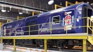 Full train carriage wrap time lapse