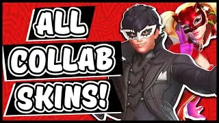 ALL OVERWATCH x PERSONA 5 COLLAB SKINS AND ITEMS
