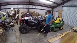 SURPRISED with his new 2016 can am renegade 1000r!