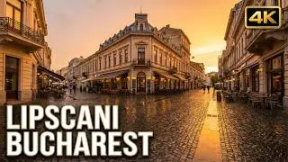 The Bucharest Dream Lipscani, Unirii Square & Canals in 4K