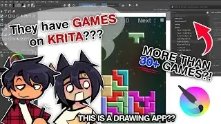 Trying KRITA with my sibling