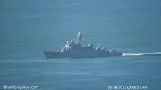 Peruvian Navy's BAP Guise (CC-28) inbound San Diego