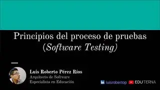 Introducción a principios de software testing