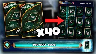 240,000 DUST - 40 EXCLUSIVE DRAFT BOARD PICKS - WWE SUPERCARD S7