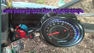Cara pasang meter rpm ex5 dream (how to install rpm motorcycle)