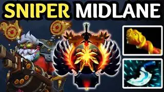🔥 WHY SNIPER MID NEVER FALLS OFF | RANGE, DAMAGE & SIEGE | DOTA 2 🔥