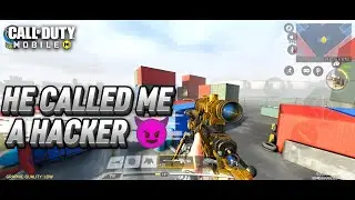1v1 SNIPER &mdash; HE CALLED ME A HACKER 😱#CODM #Sniper1v1 #snipergameplay 