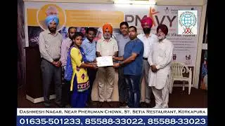 Certificate Distribution by S. Jaswant Singh Purba