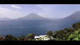 Lake Atitlan, Guatemala Drone Footage - Volcanos, San Pedro, Panajachel - DJI Phantom