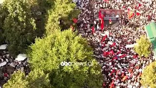 &ldquo;Kund&euml;r padrejt&euml;sis&euml;! N&euml; mbrojtje t&euml; U&Ccedil;K-s&euml; dhe s&euml; v&euml;rtet&euml;s&rdquo;/Pamje me dron nga protesta n&euml; Prishtin&euml;