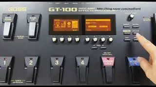 [How To Use]  Boss GT-100 #1 Factory Reset 공장 초기화
