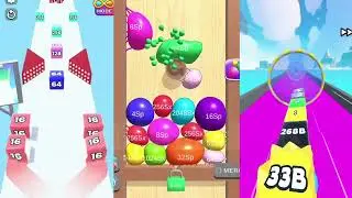 Jelly Run 2048, Jelly Tube Run, Blob Merge3D | Satisfying Ball Games Hub LIVE 🔴 24/7