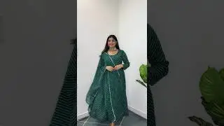 Festive anarkali suit set from @amazon #amazonhaul2024 #anarkalihaul