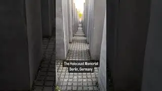 This Memorial to the Murdered Jews of Europe in Berlin memorializes the victims of the Holocaus