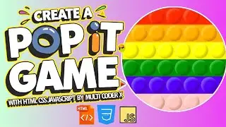 Create Pop It Game using HTML, CSS, and JavaScript l MultiCoderx