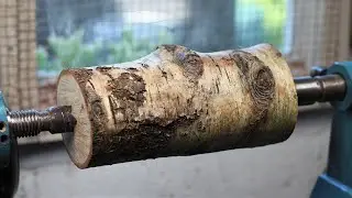 Woodturning - Silver Birch Experiment #Speedy