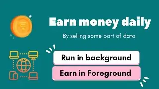 🔥💲Earn Money easily by Keep Running app in Background🔥🪙🆒