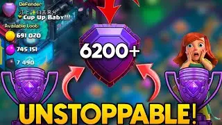 6200+ TROPHY PLAYER LIVE LEGEND HITS + PROOF CLASH OF CLANS 