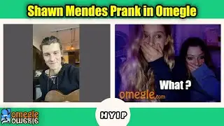 Shawn Mendes PRANK in Omegle | Omegle Celebrity Prank