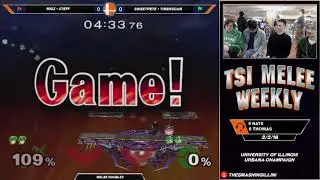 [The Smashing Illini] Migz + Steff (R) vs. SweetPete + TimerScam (G) SSBM Doubles