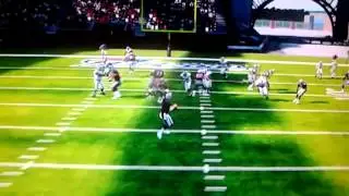 MUT 12 Reggie Wayne Screen Pass Touchdown