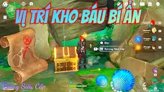 GenshinFast_T&igrave;m Kho B&aacute;u Của Shitoki l Rương Si&ecirc;u Cấp Hồn Ma Shitoki l Tsurumi Island Ghosts