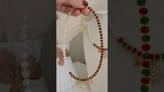 Add a festive touch to your holiday look with our Handmade Necklace #christmasgifts #necklace #gift