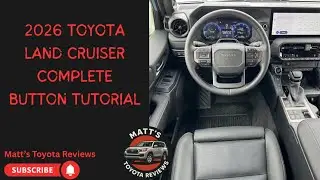 Полное руководство по использованию кнопок на Toyota Land Cruiser 2026 года