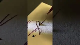 How to sign the letter F? #signature #viral
