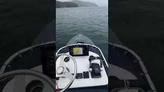 Contender 25T one of a kind Line-X coating - Boat Monsters T-top view