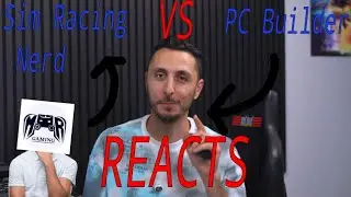 Sim racing nerd reacts to pc builder trying sim racing