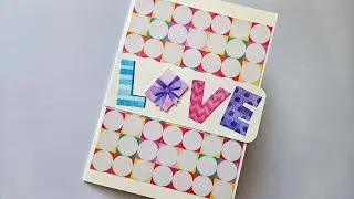Very Easy #DIY Valentine&rsquo;s Love Card | Handmade Tutorial
