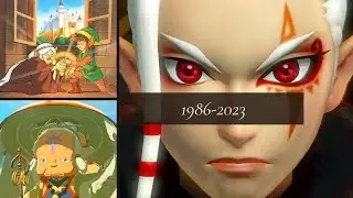 Evolution of Impa in Zelda games (1986-2023)