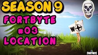 Fortnite - Fortbyte #03 Location &ndash; Accessible using SKULL TROOPER EMOJI at the western most point