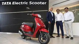 Представлен новый электроскутер Tata 2026 года! Индийская революция электромобилей стала реальнос...
