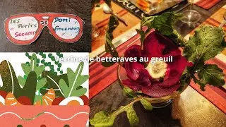 Verrine de betteraves au greuil gingembre et graines de courges @onigourmand @dominiqueleroux5943