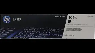Заправка HP W1106A (№106A) для HP Laser 107/MFP 135/MFP 137