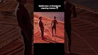 Deadpool vs Spiderman copying memes