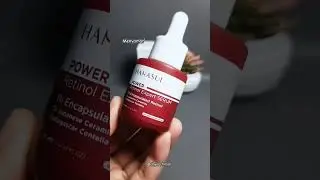 Buat yg kulit nya badak , wajib cobain power retinol expert serum Hanasui 💖 #hanasui #hanasuipower