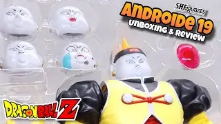 ANDROIDE 19 DBZ Sh Figuarts Bandai Unboxing e Review