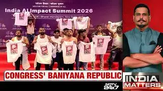 AI Summit Hit By Youth Congress's Topless Protest, BJP Accuses Congress of 'Anti-India' Agenda