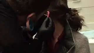 Piercing at Black Line Studio