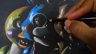 Como Dibujar a Five Nights At Freddy's - Freddy Fazbear, Bonnie and Chica