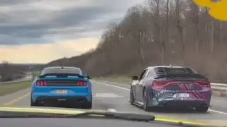 10 speed 5.0 Mustang vs Hellcat 40-120