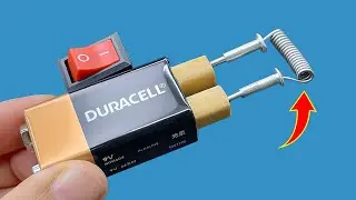 Weld Anything with Just a 9V Battery! Only 1% Know This Secret.