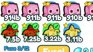 What happens if fuse Different types of Festive Elf in Pet Simulator X