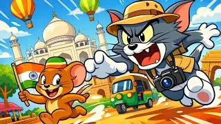 Tom & Jerry India Tour  | Funny 2D Cartoon | Vedopia Kids