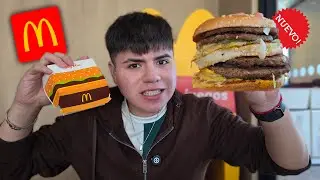 Probando la NUEVA BigMac de 4 CARNES de Mcdonald's