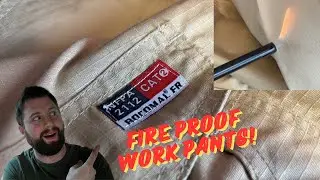 BOCOMAL FR Cargo Pants FIRE RESISTANT WORK PANTS TESTED!