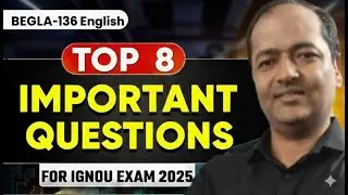 BEGLA-136 Important Questions Revision #begla136 #ignou #ignoubca #bca